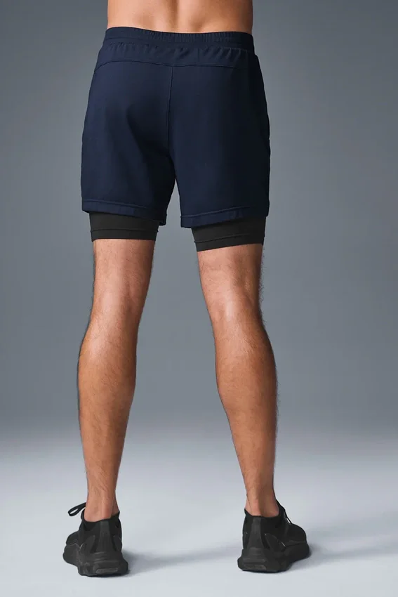 Conquer React 2-in-1 Performance Short - Navy/Black