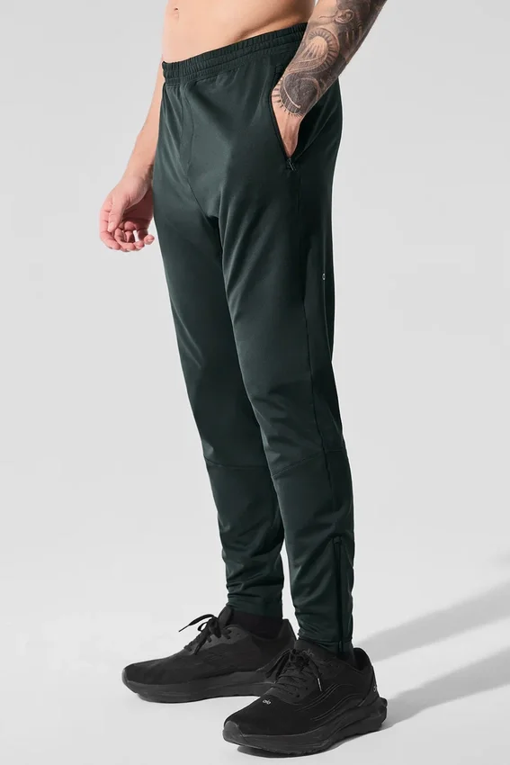 Conquer React Performance Pant - Charcoal Green