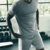 Conquer Reform Crewneck Short Sleeve - Athletic Heather Grey
