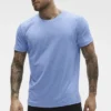 Conquer Reform Crewneck Short Sleeve - Provence Blue Heather