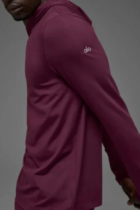 Conquer Reform Long Sleeve with Hood – Burgundy