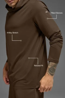 Conquer Reform Long Sleeve with Hood – Espresso