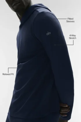 Conquer Reform Long Sleeve with Hood – Navy