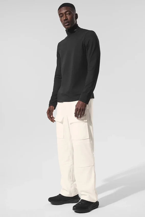 Conquer Reform Mock Neck Long Sleeve - Black