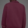 Cotton Canvas Coaches Jacket - Burgundy