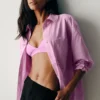 Cotton Real Deal Button up Long Sleeve - Candy Heart Pink