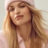 Courchevel Cashmere Beanie - Frosted Pink