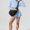 Cropped Breezy Full-Zip Cover up - Seashell Blue