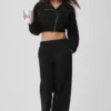 Cropped Cosmopolitan Jacket - Black