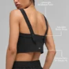 Cropped Dreamscape Tank - Black