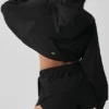 Cropped Playmaker Jacket - Black