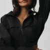 Cropped Playmaker Jacket - Black