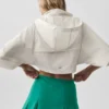 Cropped Playmaker Jacket - Ivory