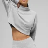 Cropped Serenity Coverup - Athletic Heather Grey