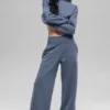 Cropped Serenity Coverup - Bluestone