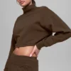 Cropped Serenity Coverup - Espresso