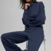 Cropped Serenity Coverup - Navy