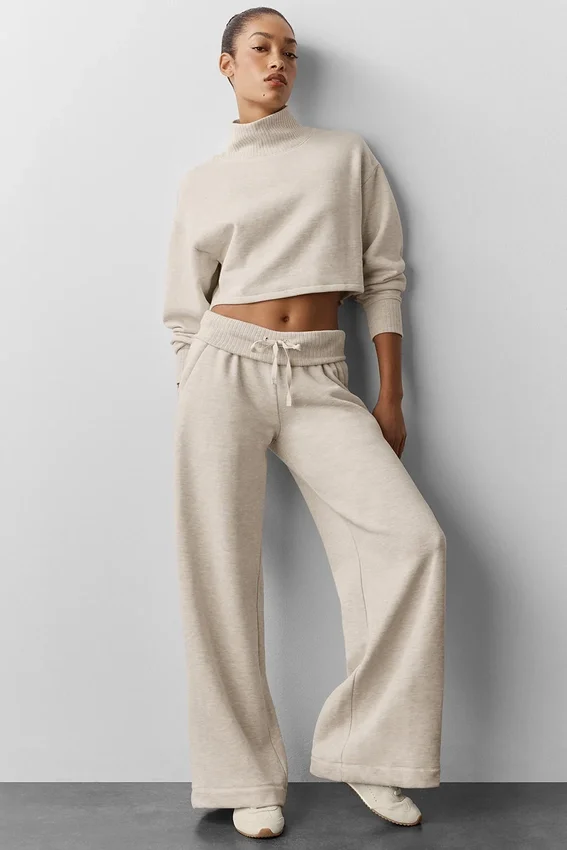 Cropped Serenity Coverup - Oatmeal Heather