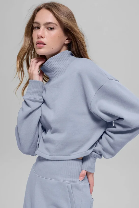 Cropped Serenity Coverup - Winter Frost