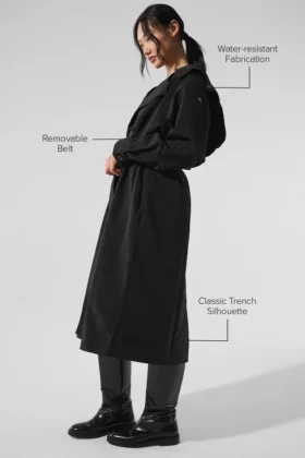 Daybreak Long Coat – Black