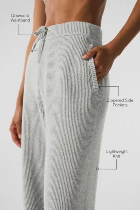 Domain Rib Knit Sweatpant – Athletic Heather Grey