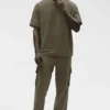 Double Take Short Sleeve - Olive Tree