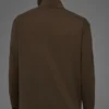 Double Take Long Sleeve 1/4 Zip - Espresso