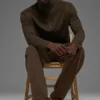 Double Take Long Sleeve 1/4 Zip - Espresso