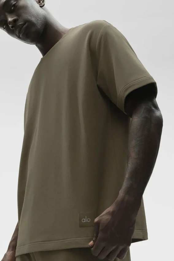 Double Take Short Sleeve - Olive Tree