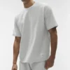 Double Take Short Sleeve - White Heather