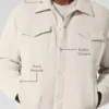 Ease Trucker Jacket - Bone