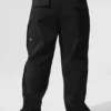 Edition Sueded Straight Leg Pant - Black
