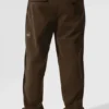 Edition Sueded Straight Leg Pant - Espresso
