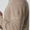 Elevate Waffle Long Sleeve Crew - Gravel