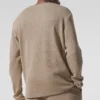 Elevate Waffle Long Sleeve Crew - Gravel