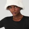 Faux Fur Bucket Hat - Ivory