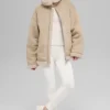 Faux Shearling Grand Jacket - Woodland Tan