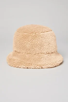 Foxy Sherpa Bucket Hat – Camel