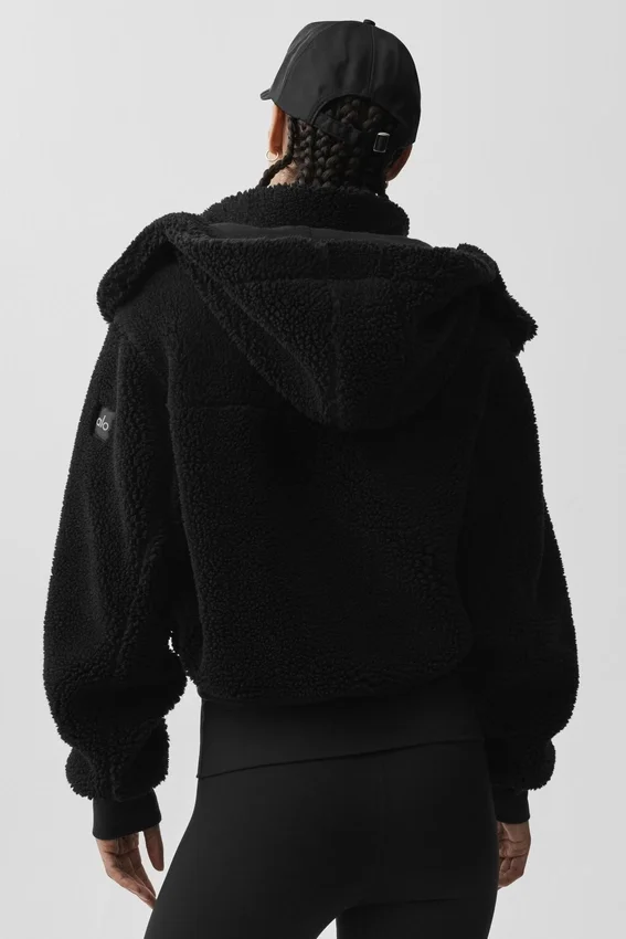 Foxy Sherpa Jacket - Black