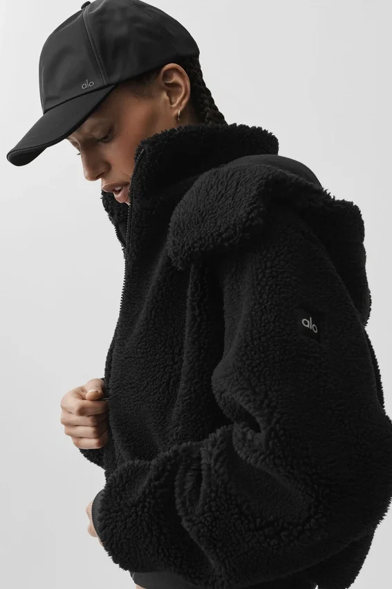 Foxy Sherpa Jacket - Black