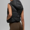 Gold Rush Puffer Vest - Black