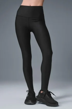 High-Waist Airlift Legging – Black