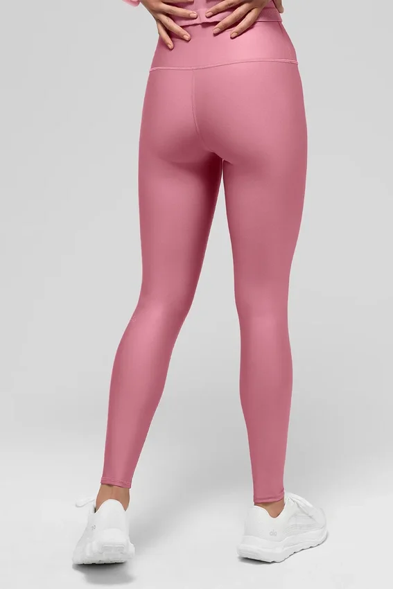 High-Waist Airlift Legging - Pink Wild Rose