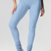 High-Waist Airlift Legging - Seashell Blue