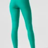 High-Waist Airlift Legging - Spruce Green