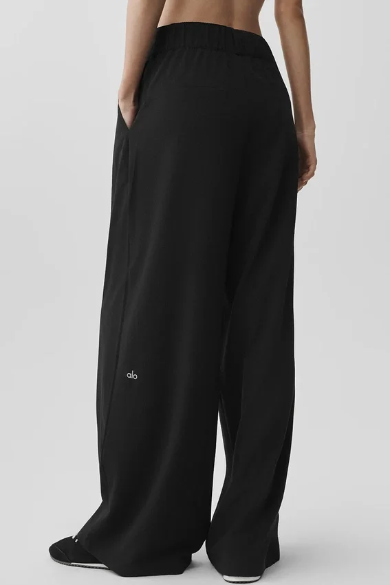 High-Waist Dreamscape Trouser (Regular) - Black