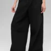 High-Waist Main Character Wide Leg Trouser - Black