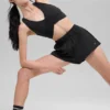 High-Waist Socialite Short - Black