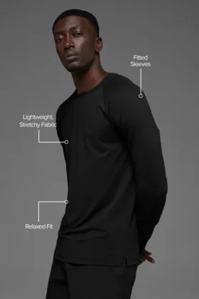 Idol Crewneck Long Sleeve – Black