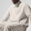 Light Weight Takeaway Track Pullover - Bone